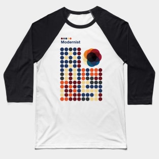 Modernist Circles Baseball T-Shirt